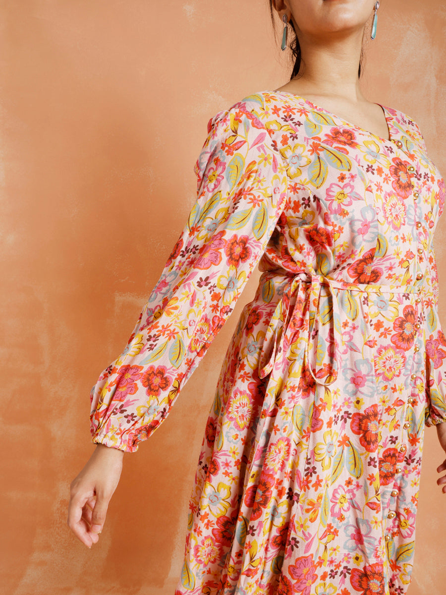 Floral Print Dress