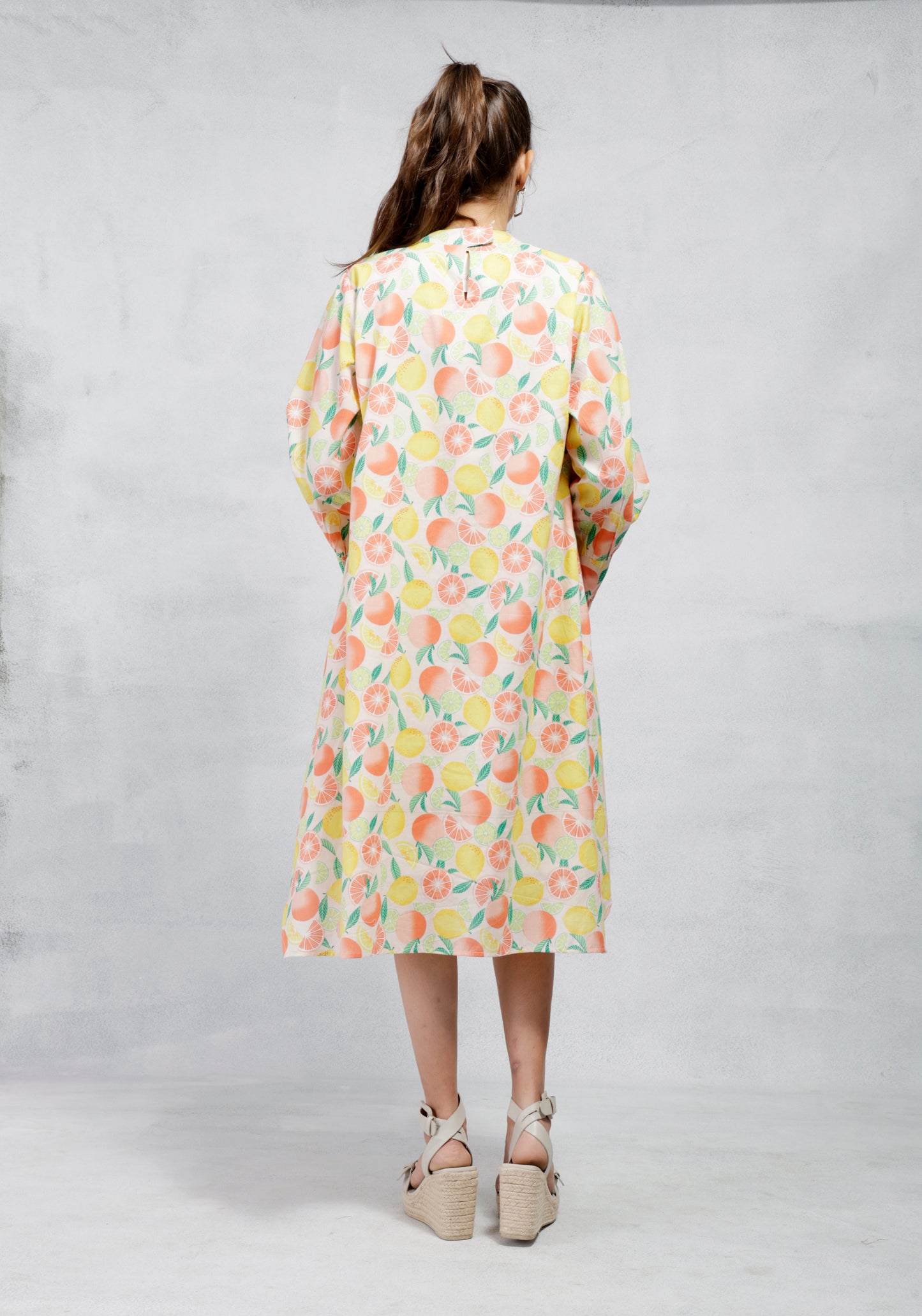 Citrus Crush Midi Dress