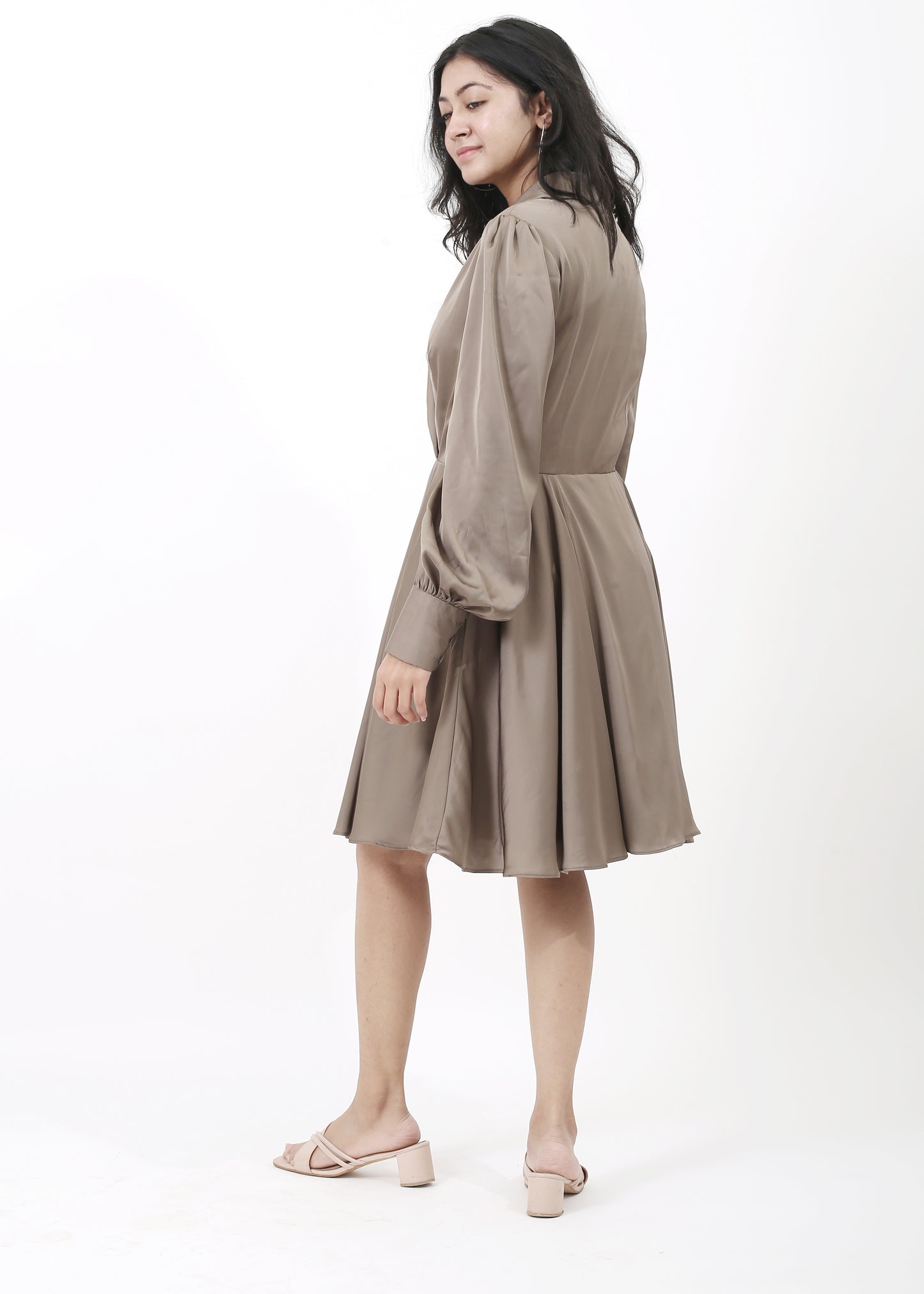 Satin Cocktail Dress