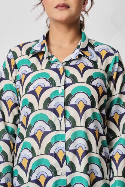 Art Deco Fan Co-ord Set