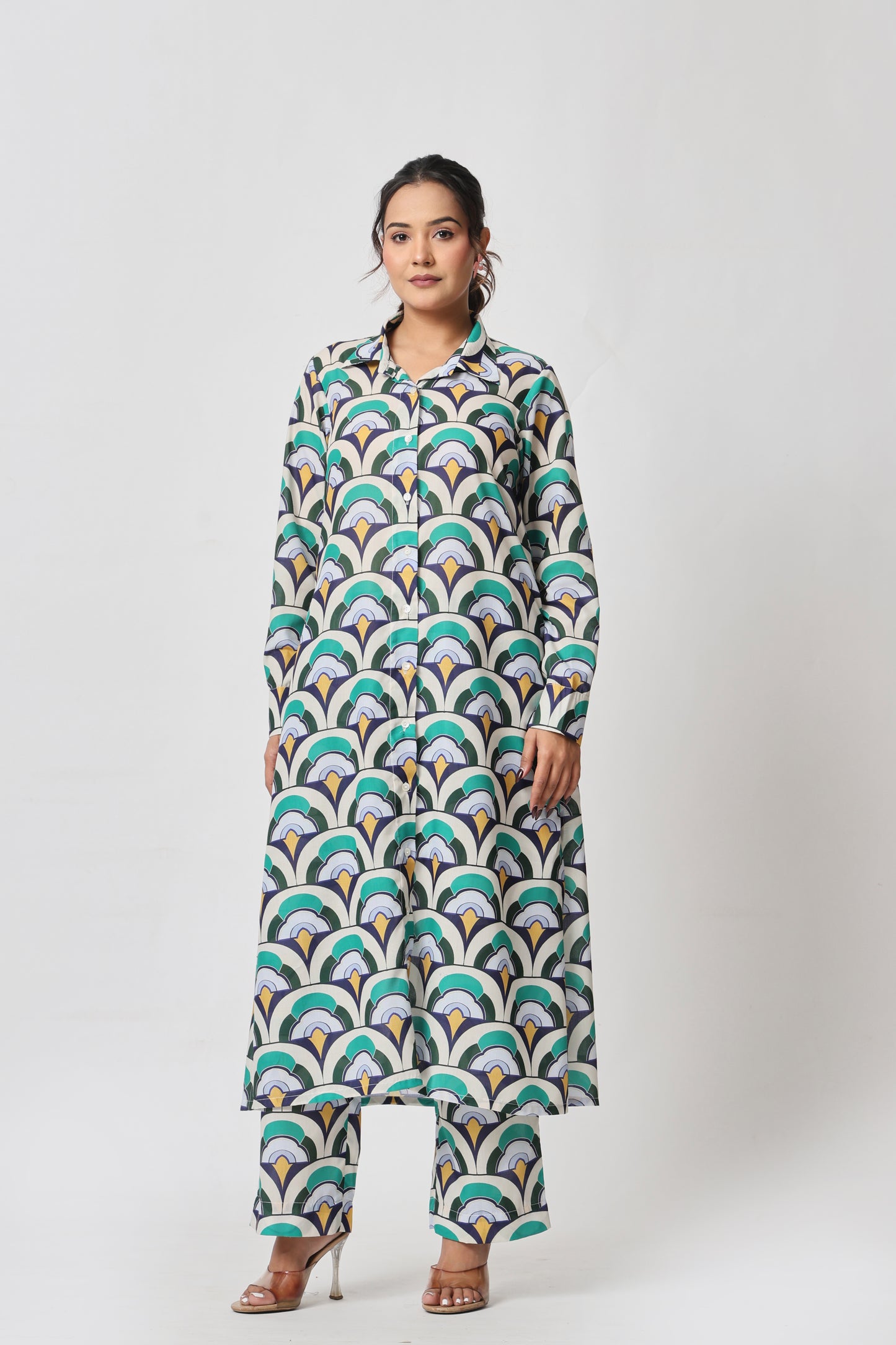 Art Deco Fan Co-ord Set