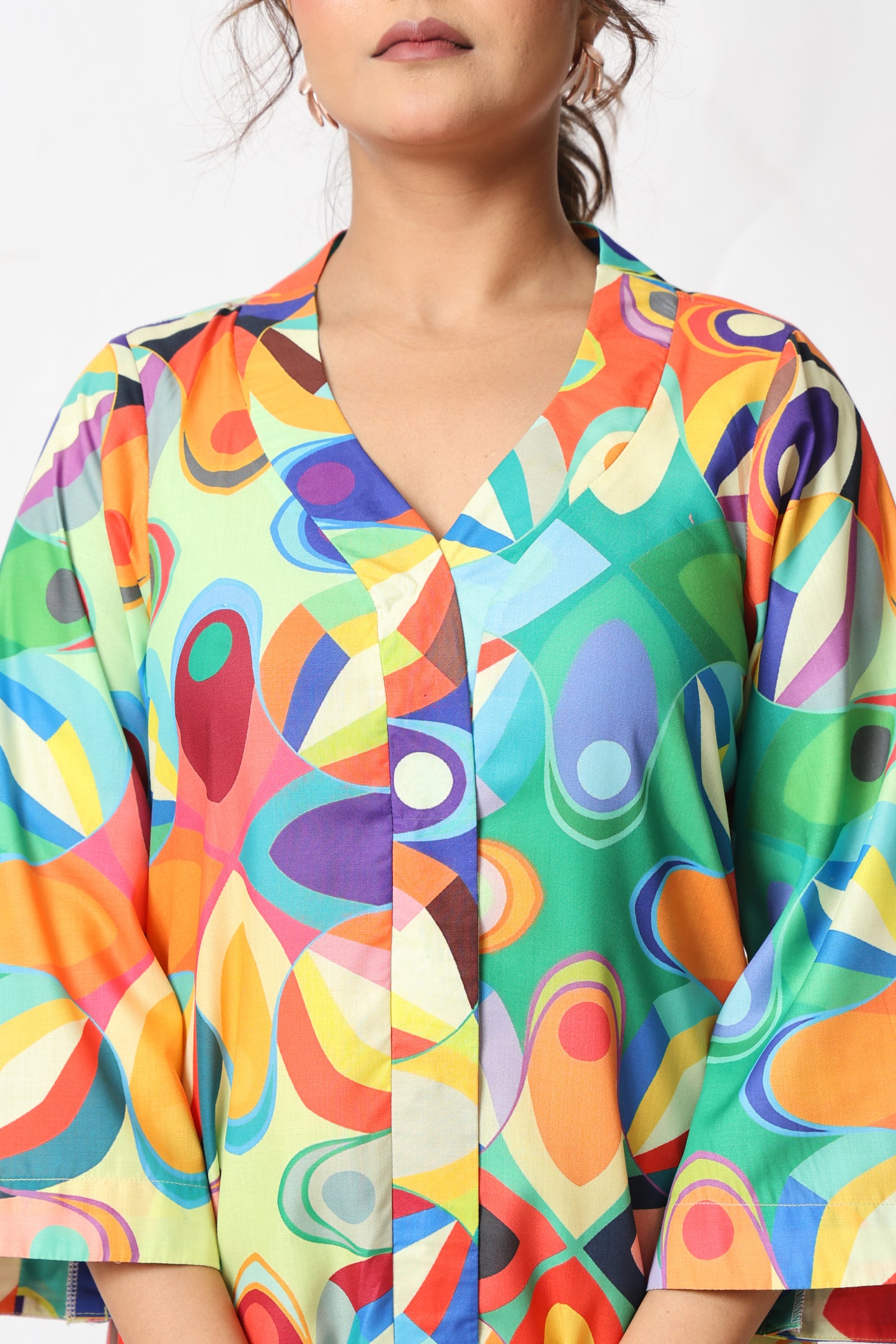 Abstract Print Multicolour Coord Set