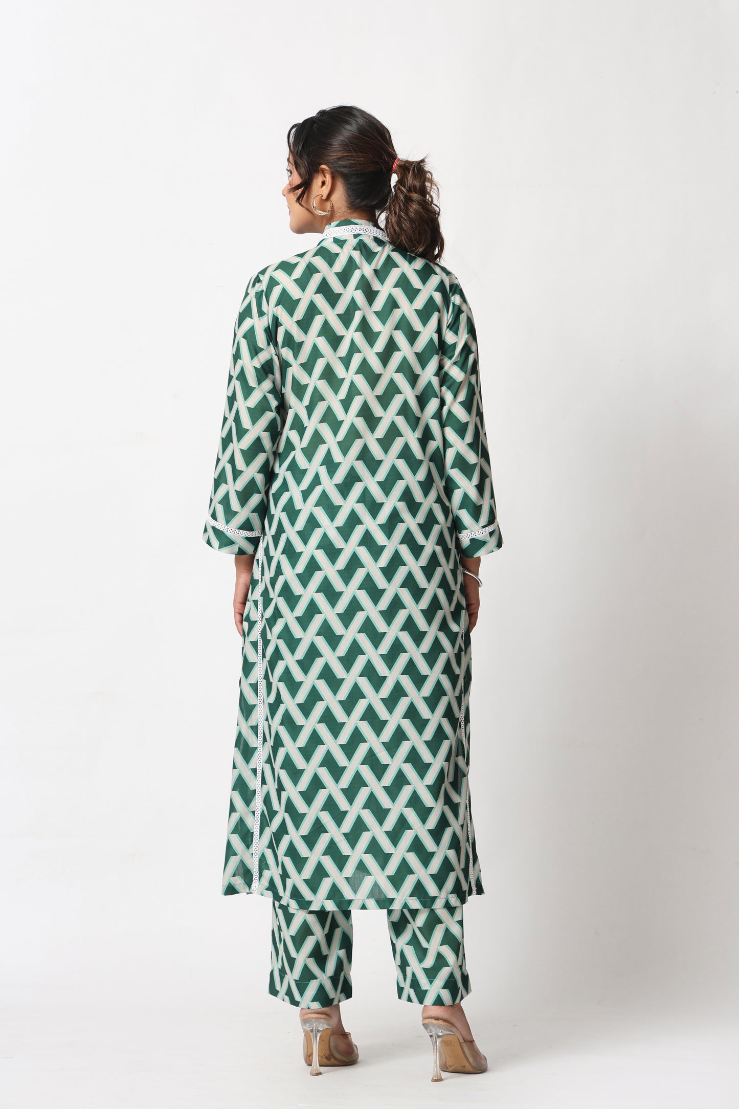 Green Lattice Co-ord Set
