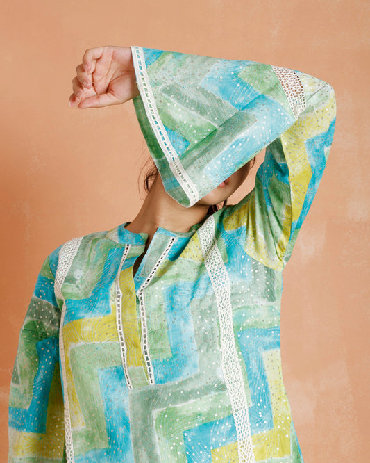 Pakistani Ethnic Suit With Trousers