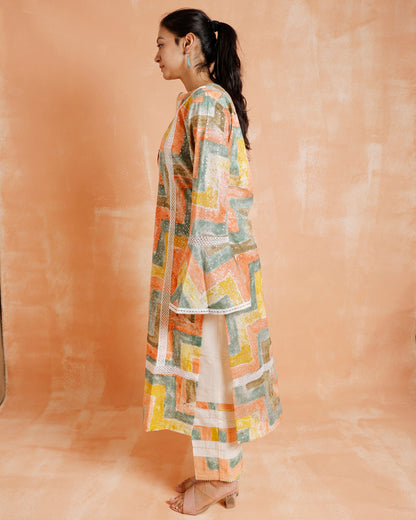 Pakistani Ethnic Suit With Trousers