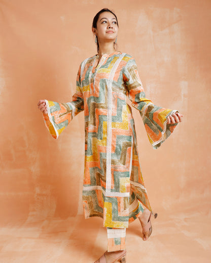 Pakistani Ethnic Suit With Trousers