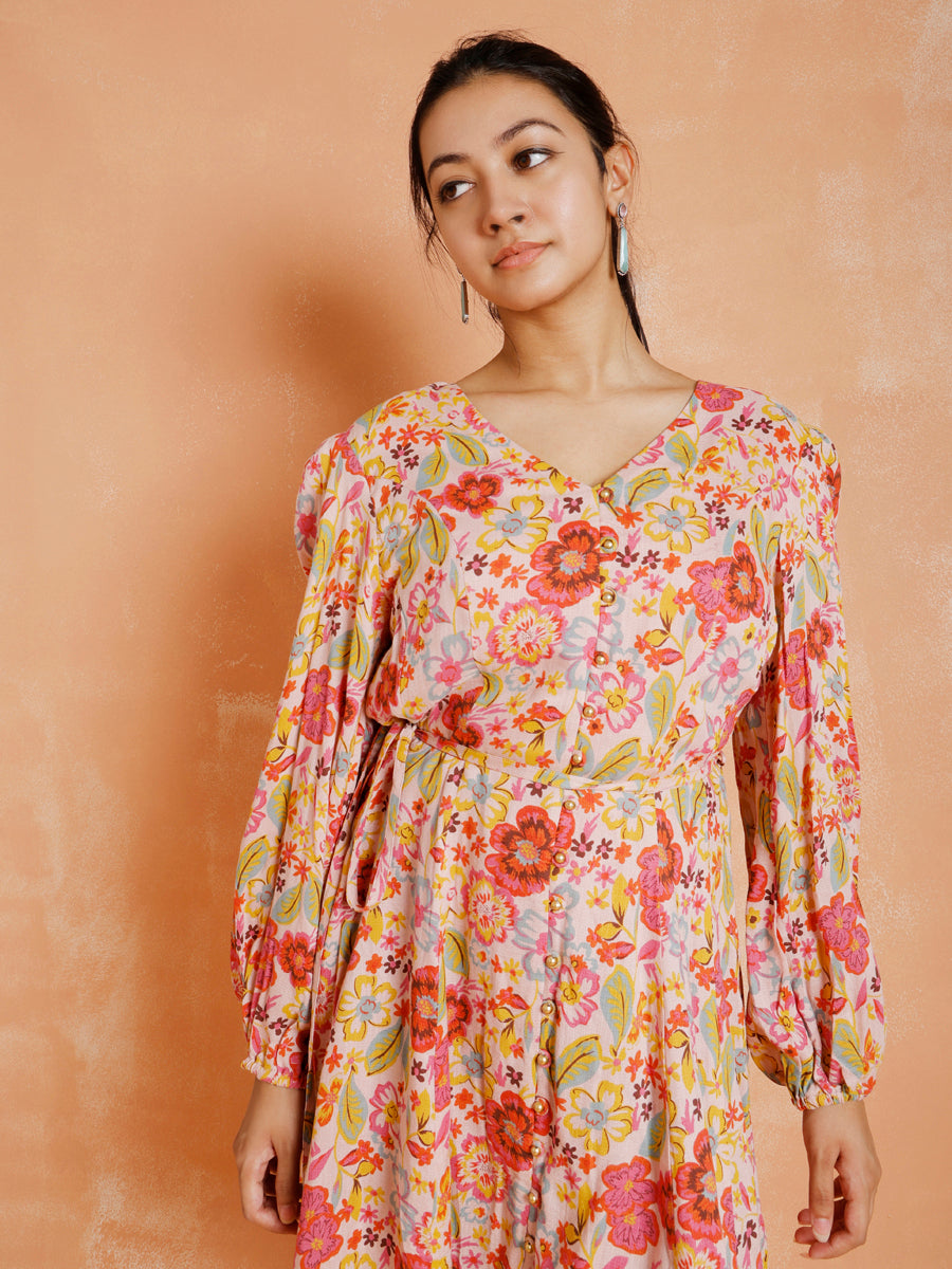 Floral Print Dress