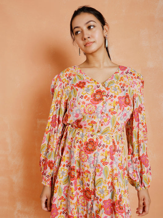 Floral Print Dress