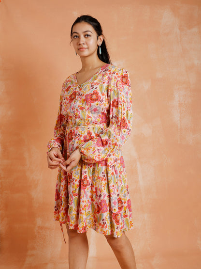 Floral Print Dress