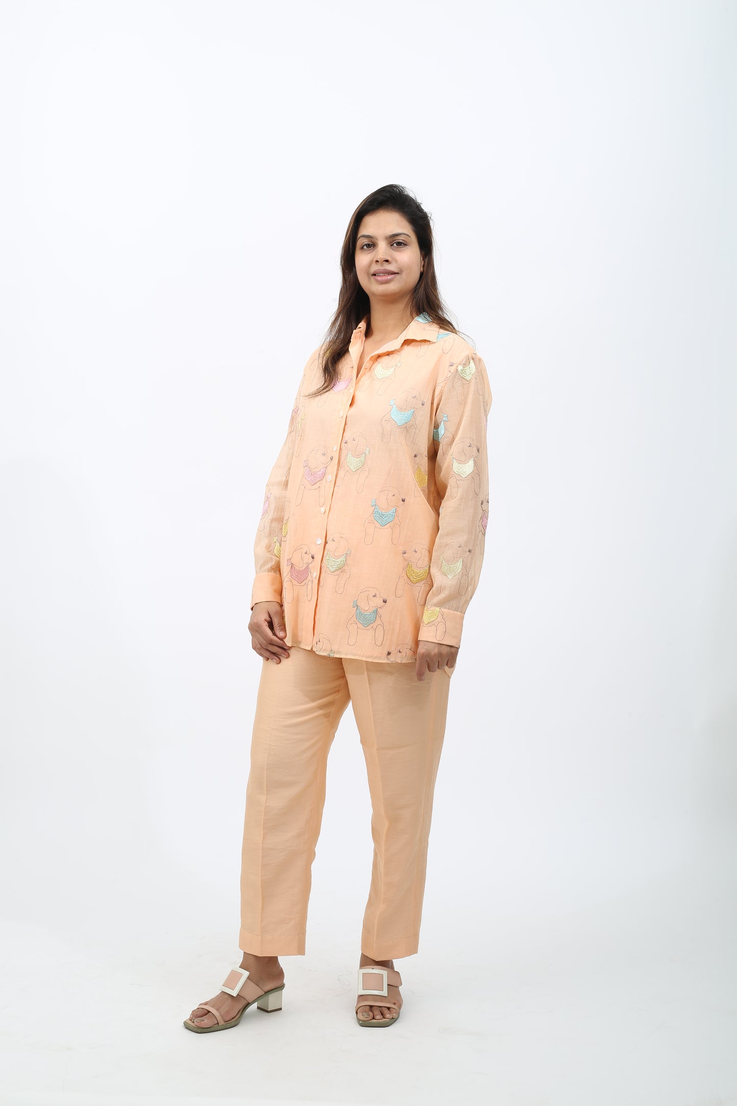 Chanderi Dog Co-ord Set