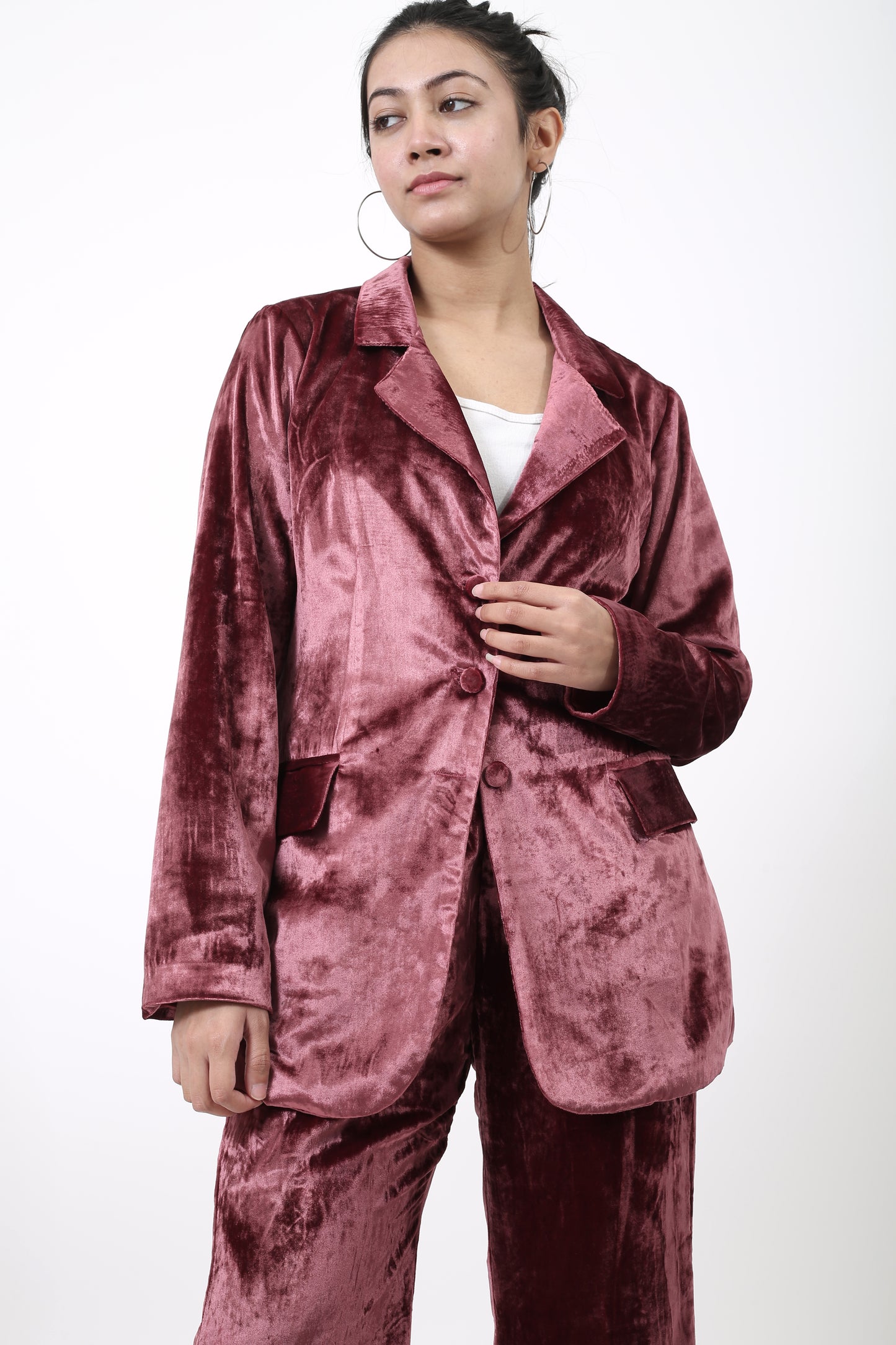 Velvet Blazer Set