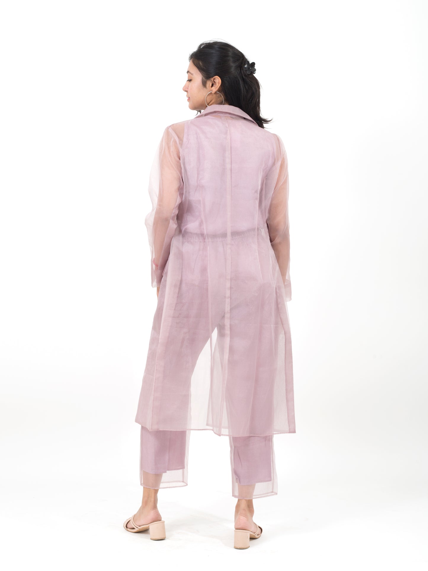 Cocktail Organza 3 Piece Co-ord Set