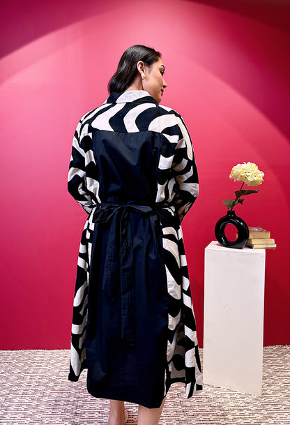 The Zebra Illusion Dress