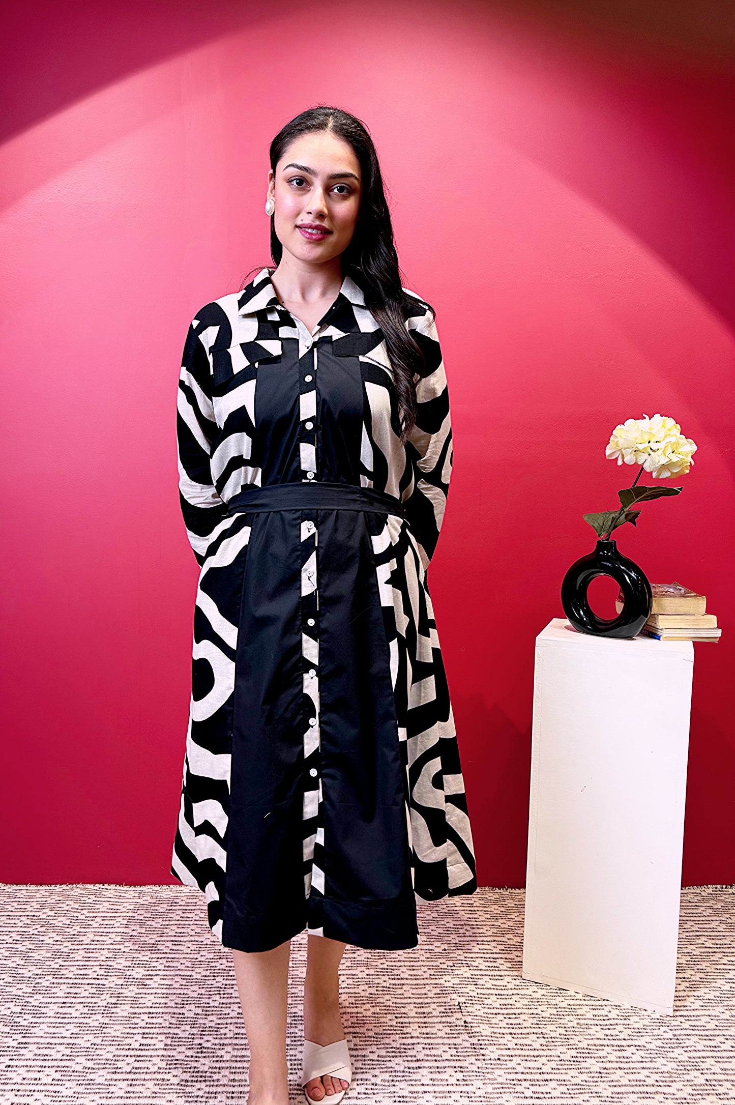 The Zebra Illusion Dress