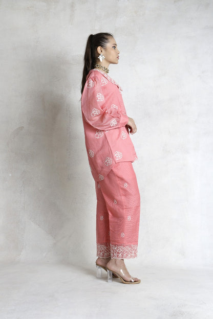 Thread Work Embroidered Co-ord Set