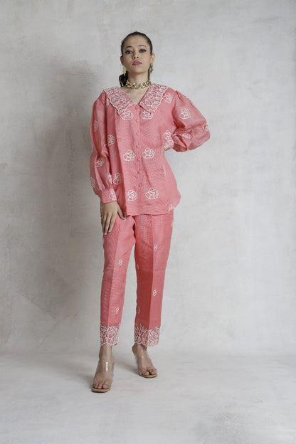 Thread Work Embroidered Co-ord Set