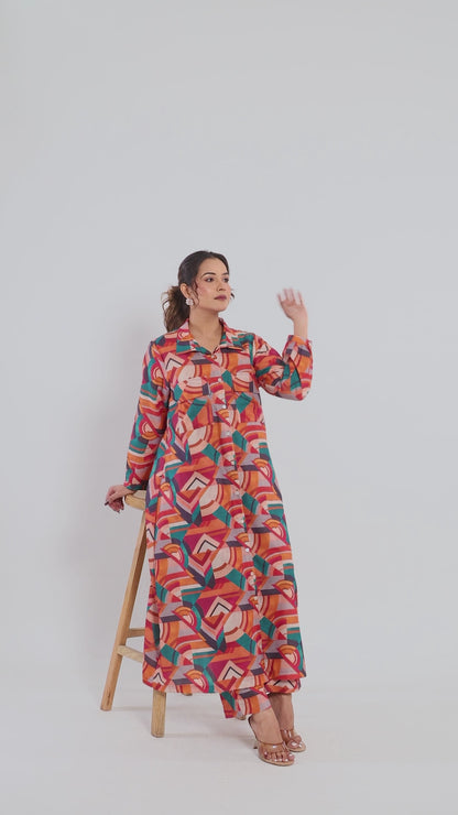 Geometric Retro Co-ord Set